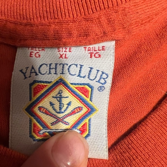 Yacht Club Cabo T Shirt XL Orange - Picture 4 of 6